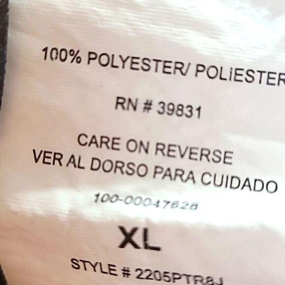 MM by My Michelle Black & Orange Floral Top, Lace-up Neckline, Bell Sleeves, XL - Picture 9 of 9